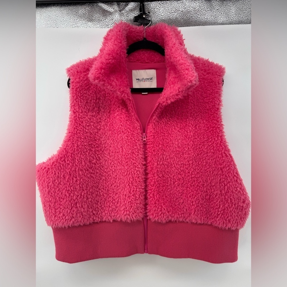Wallflower Pink Vest Womens Size 1X NWOT
